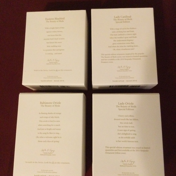 🐦‍⬛THE BEAUTY OF BIRDS HALLMARK KEEPSAKE 12 PIECE COLLECTION, 2006 thru 2014 - Picture 6 of 10